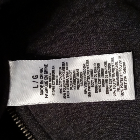 Faux Leather Hooded Vest - Picture 4 of 6